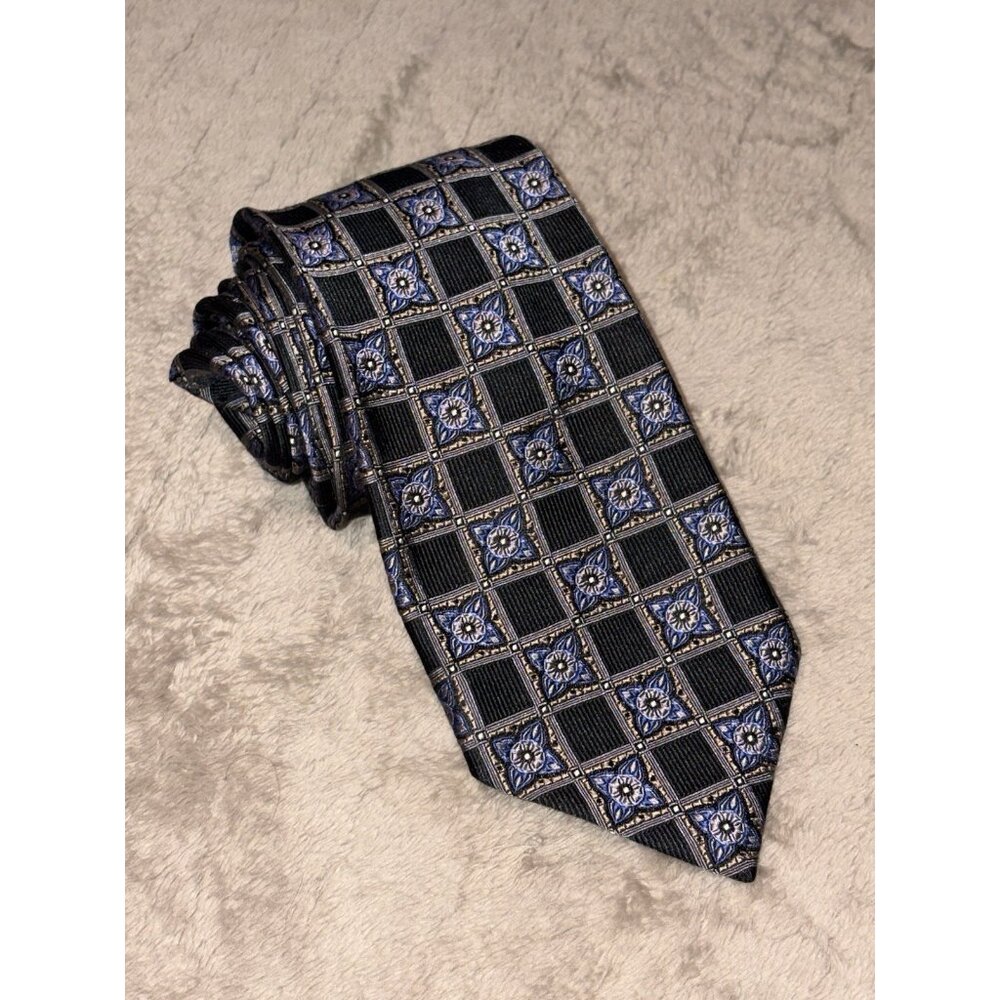 J.Z.‎ Richards Men’s Necktie 100% Silk Nordstroms Handmade in USA Fast Shipping!